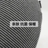 Striped memory foam U-shaped pillow, Kanglewu pure cotton travel and office neck pillow, raised and simple business neck pillow wholesale details Picture